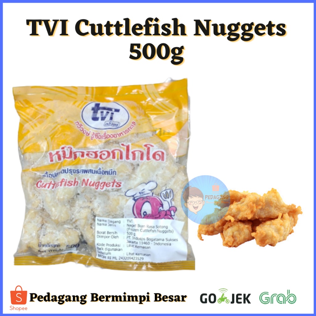 TVI Cuttlefish Nuggets 500g/ Olahan Ikan Dengan Sotong 500gr