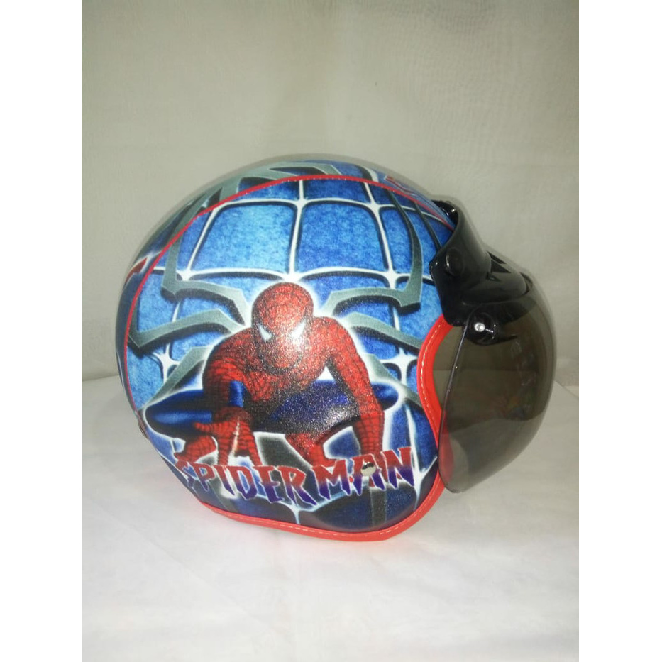 Helm bogo anak spiderman