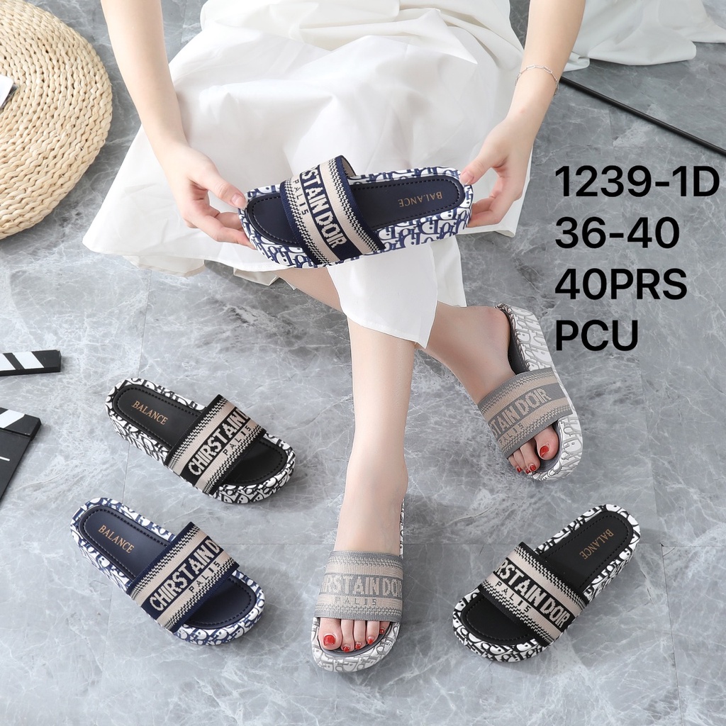 sandal wedges wanita kokop 1239-1 Christain BLC