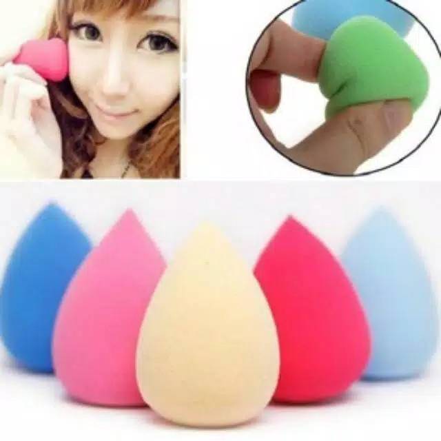 KUP - COD MURAH SPONGE BLENDER MIKA SPONGE MAKE-UP WARNA WARNI