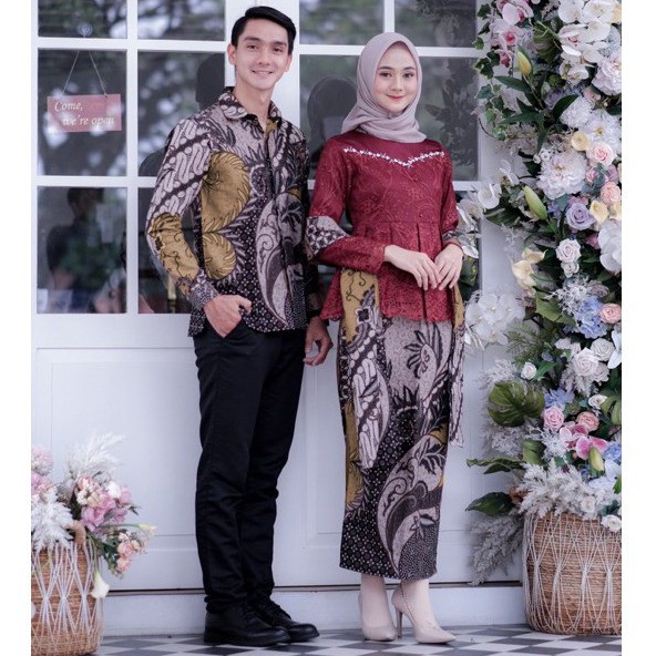 Maura Couple - Sania Ruffle Batik Couple Ori Ndoro Jowi Dnt Garansi Termurah Shopee - Couple Viviana