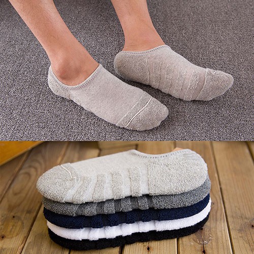 kaos kaki hidden pria Socks wanita kaos kaki handuk tebal  C011