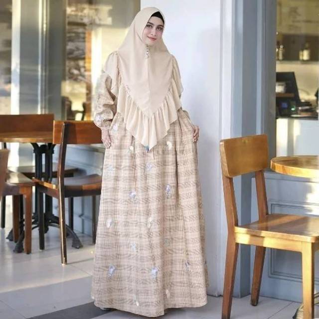 HIJAB JILBAB KERUDUNG INSTAN KHIMAR POLOS CAMILA BY MELZ