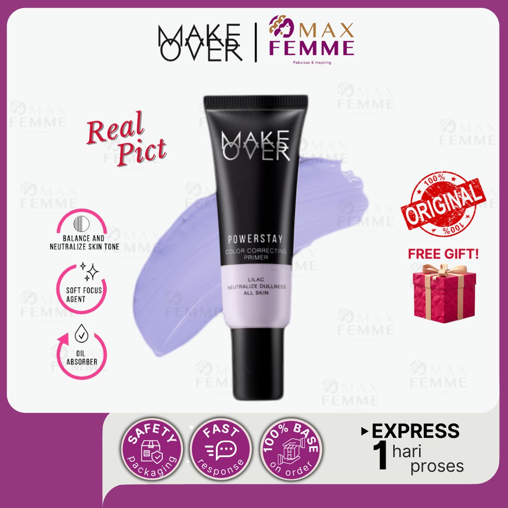 [MAX FEMME] MAKE OVER POWERSTAY COLOR CORRECTING PRIMER | PRIMER | PRIMER MAKE OVER | CORRECTING | C