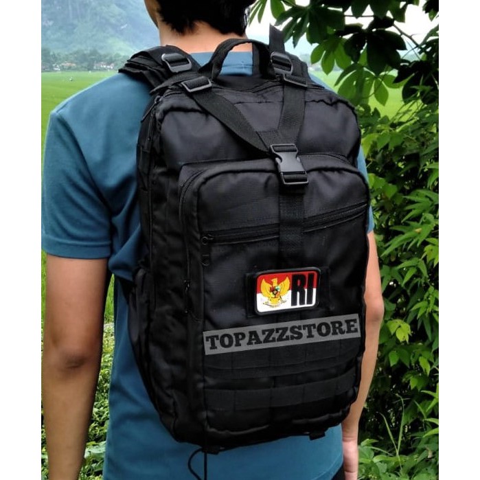 Tas Polisi Militer Ransel Army Tactical Ransel Punggung TNI Tas Punggung Tentara Satpam Security