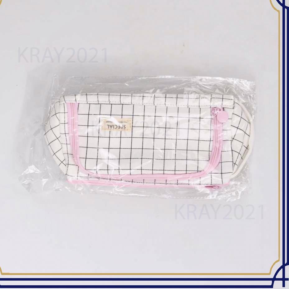 

IdOo5O9-- Tempat Pensil Large Capacity Motif Garis - PB01