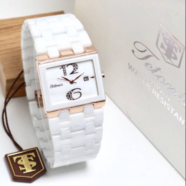 Jamm Tangan Wanita Tetonis Original Bahan Keramik Asli