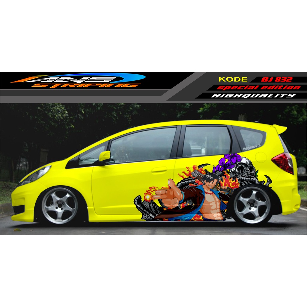 VARIASI STIKER MOBIL / SIGRA, YARIS, SWIFT / DECAL MOBIL / DECAL STICKER MOBIL ANIMASI