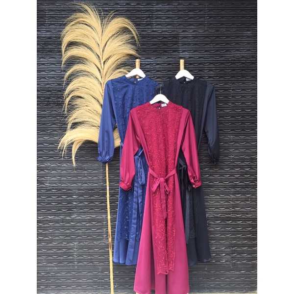 Achira Dress / Dress Murah / Outfit kondangan / Dress / Kebaya Brukat