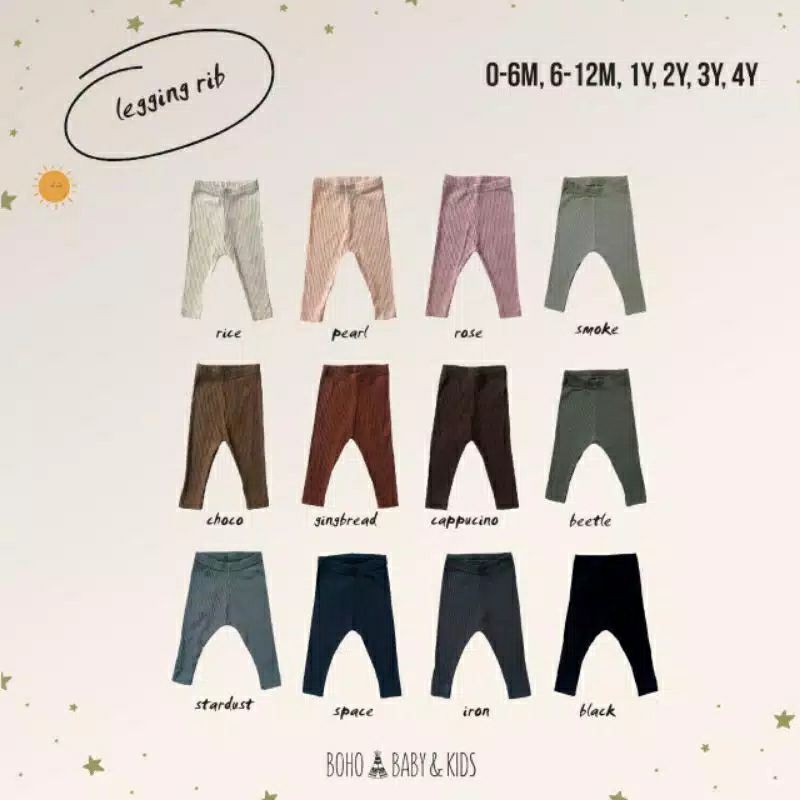 Bohobaby Legging Reeb