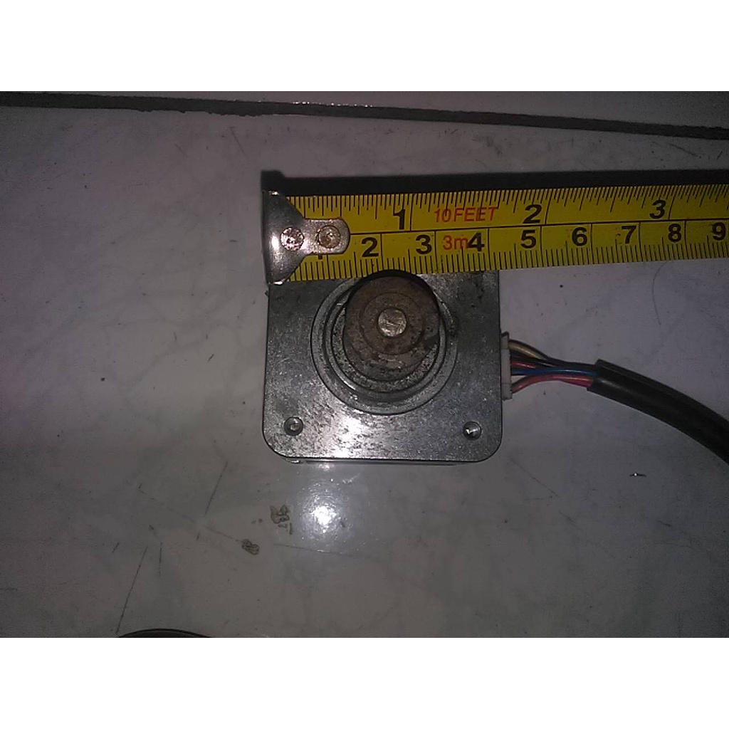 Dinamo motor stepper steper 5 kabel bekas merk kondisi tidak tahu