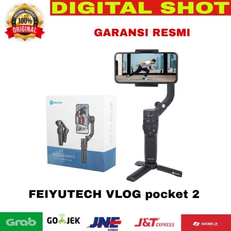 Feiyu Vlog Pocket 2 / Pocket2 Gimbal 3-Axis Zoom For Smarphone Resmi