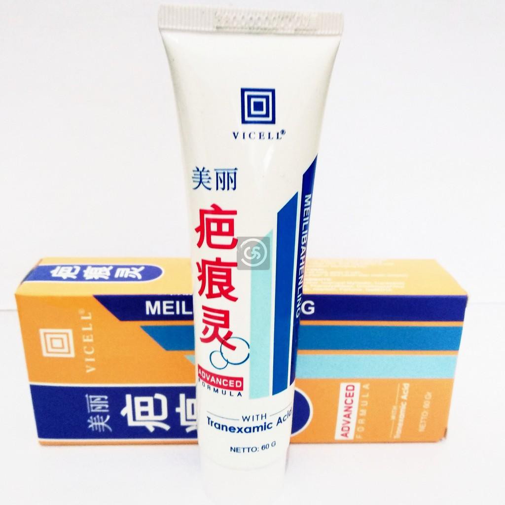 Vicell Skin Solution Cream 60 gr | Menghilangkan Bekas Cacar &amp; Jerawat | Original 100%