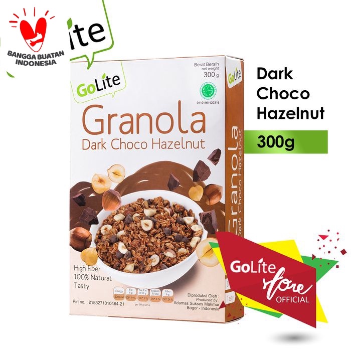 

Jual Golite Granola Dark Chocolate Hazelnut 300G