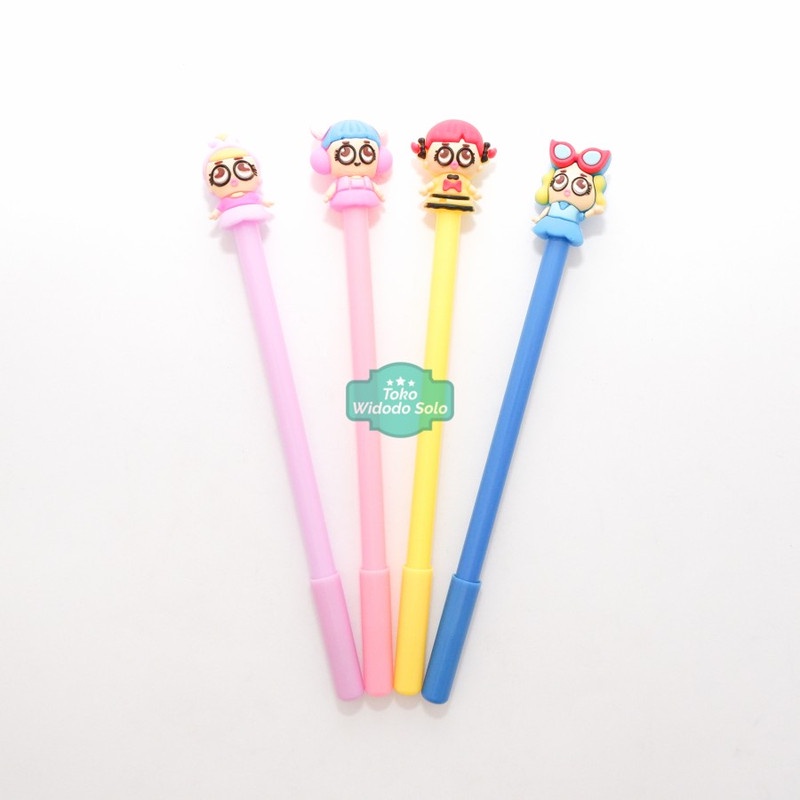 

Pulpen Gel Fancy Hitam Kepala Boneka LOL Biru Bolpen Fancy - 1 Buah