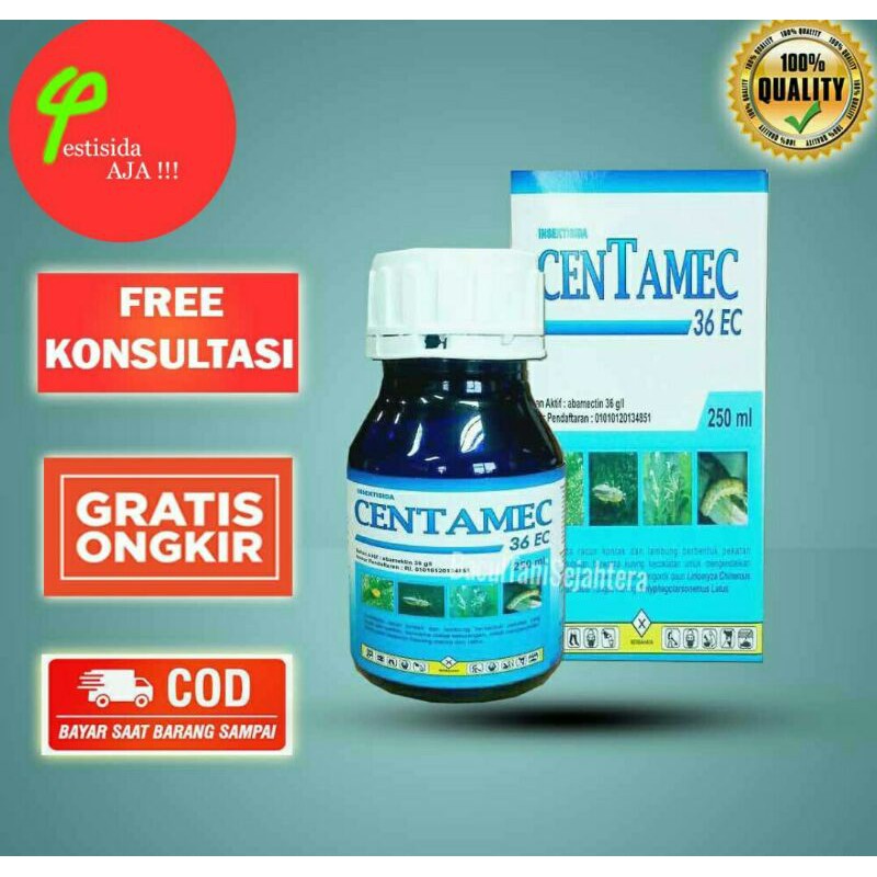 centamec  1L insektisida abamektin obat uler grayak