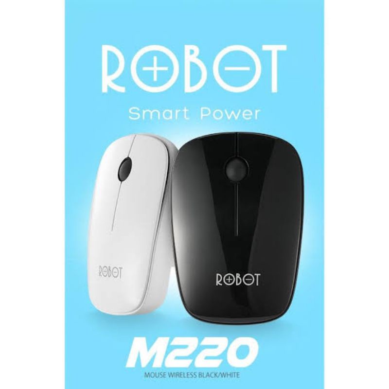 MOUSE WIRELESS ROBOT M220 (GARANSI RESMI)