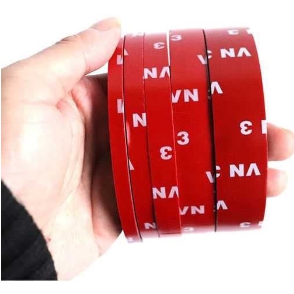

Double tape 3m Merah Double tip Lem 2 Sisi Kecil Besar VN3 Panjang 3M - Lebar 20mm