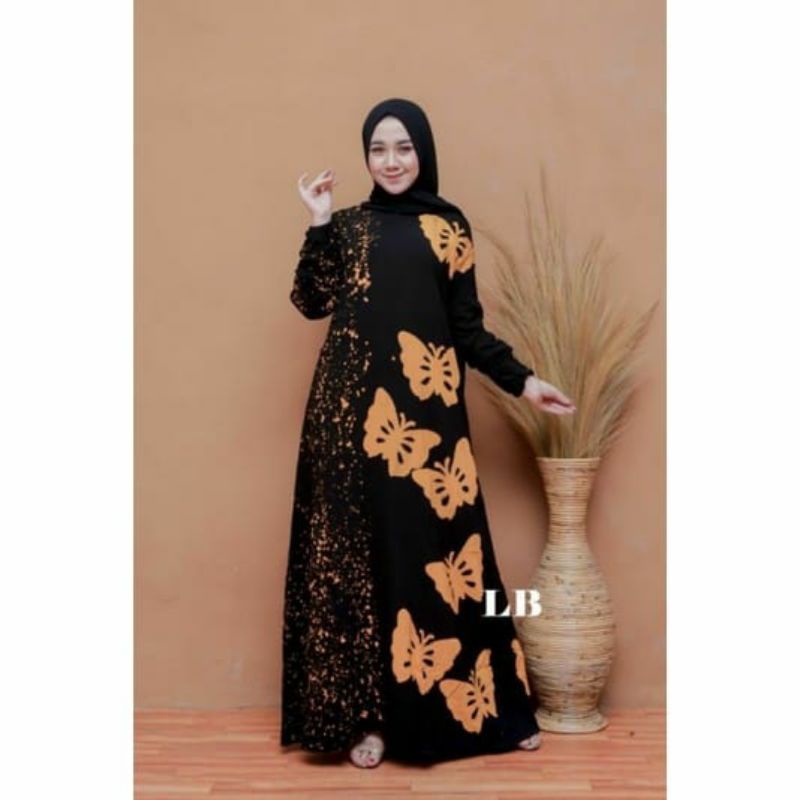 ( PROMO) GAMIS TWILL , TERMURAH DANTERLARIS || GAMIS RAYON MURAH || DASTER MALAMAN-KUPU OREN