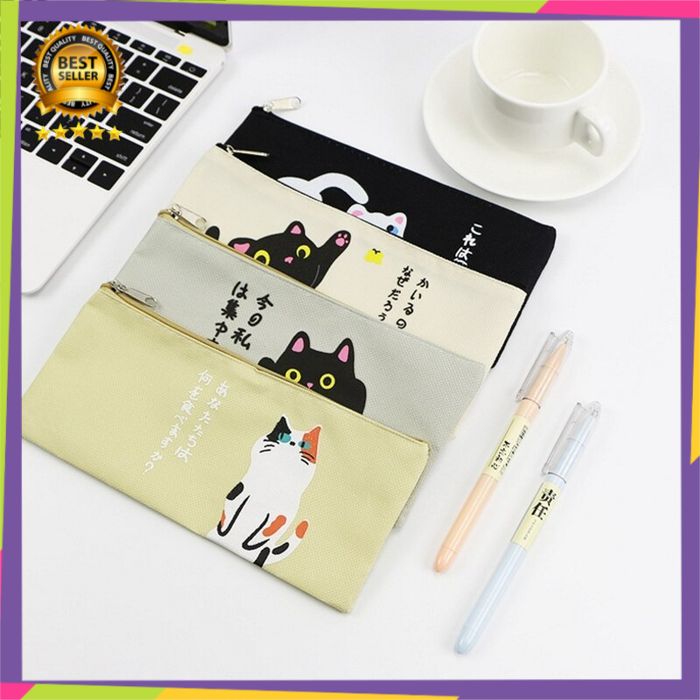 

TEMPAT PENSIL TP0024 Tempat pensil Japanese Hello Cat / Tempat Kosmetik - hello cat empat