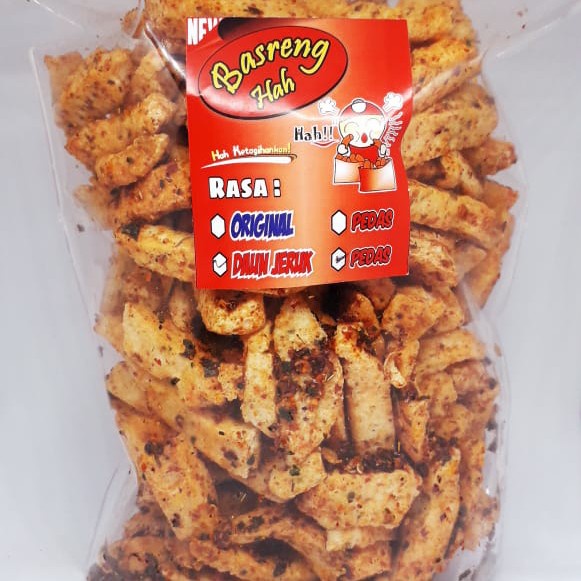 

Q124521 Basreng Pedas Daun Jeruk 250Gr - Daunjeruk Asin Dw501Sqs