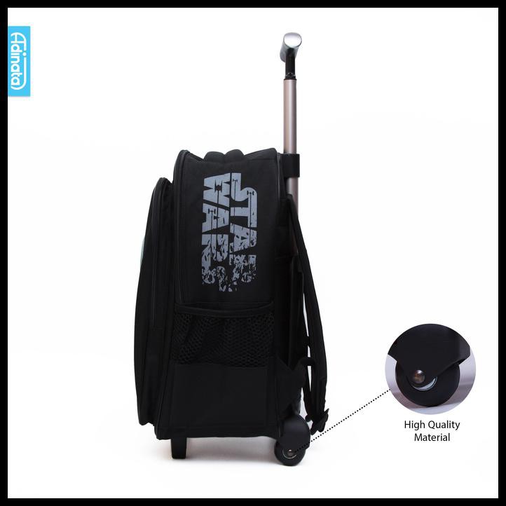 Tas Sekolah Star Wars Trolley 16" New Adinata Anak Laki Laki Original | Kode Barang : Ts638