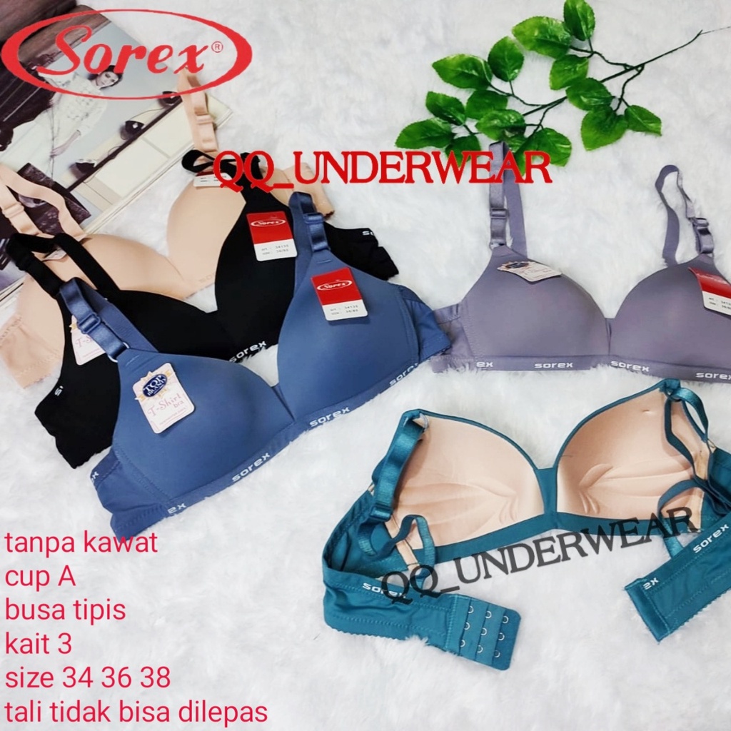 Bra SOREX 34135 / BH Sorex Tanpa Kawat / T-shirt Bra Sorex / Bh Sorex 34135