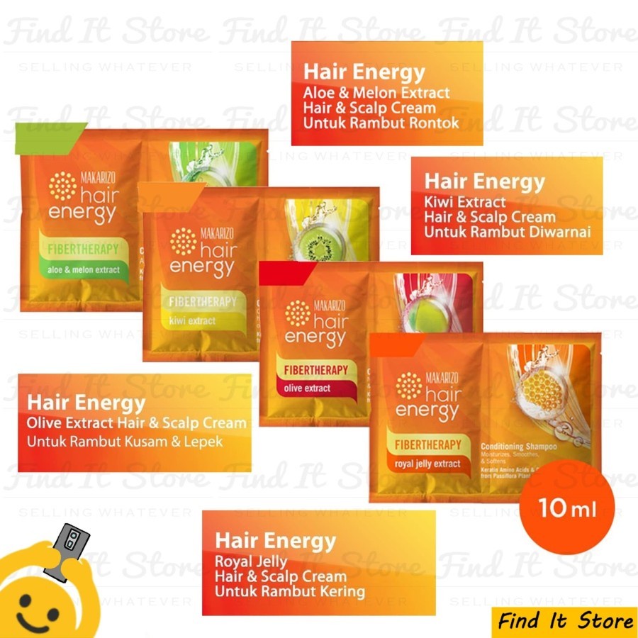 MAKARIZO Hair Energy Shampoo Sachet 10mL