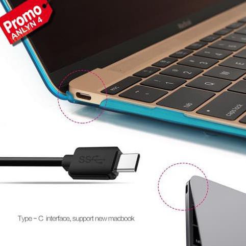 Robotsky Usb Hub Type C 3.1 4 Port With Usb Power Supply - U9102B - Bl Ayuma.Gallery