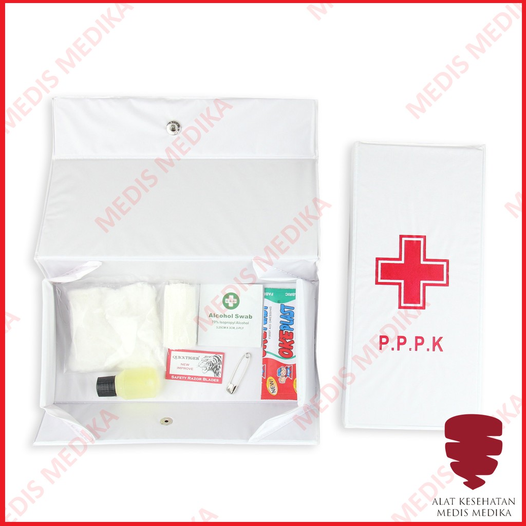 Tepak Kotak P3K Obat Alat Bantu Perawatan Luka Darurat Portable PPPK First Aid Kit Mobil Murah