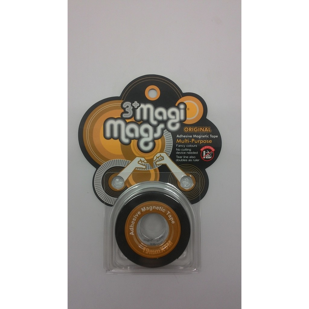 

Double Tape Magnet Coklat Metalik
