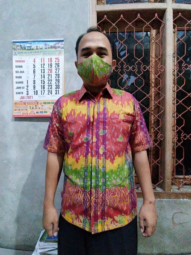 Batik Pria Pendek Tenun Super Premium Batik Solo Lengan Pendek Aluna Fpt 002