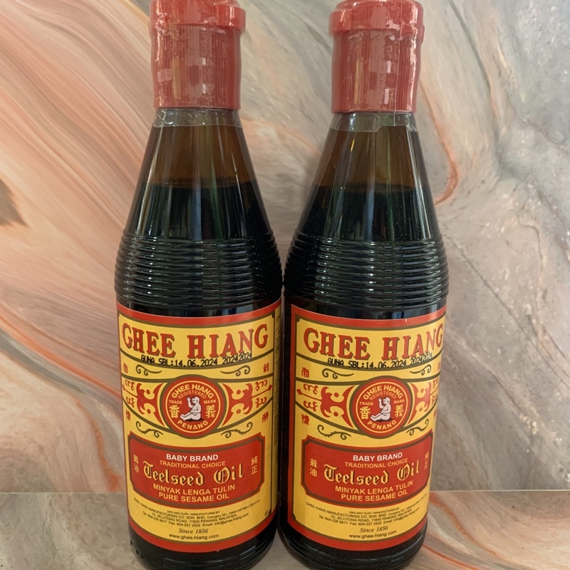 

Minyak Wijen Ghee Hiang 330ml