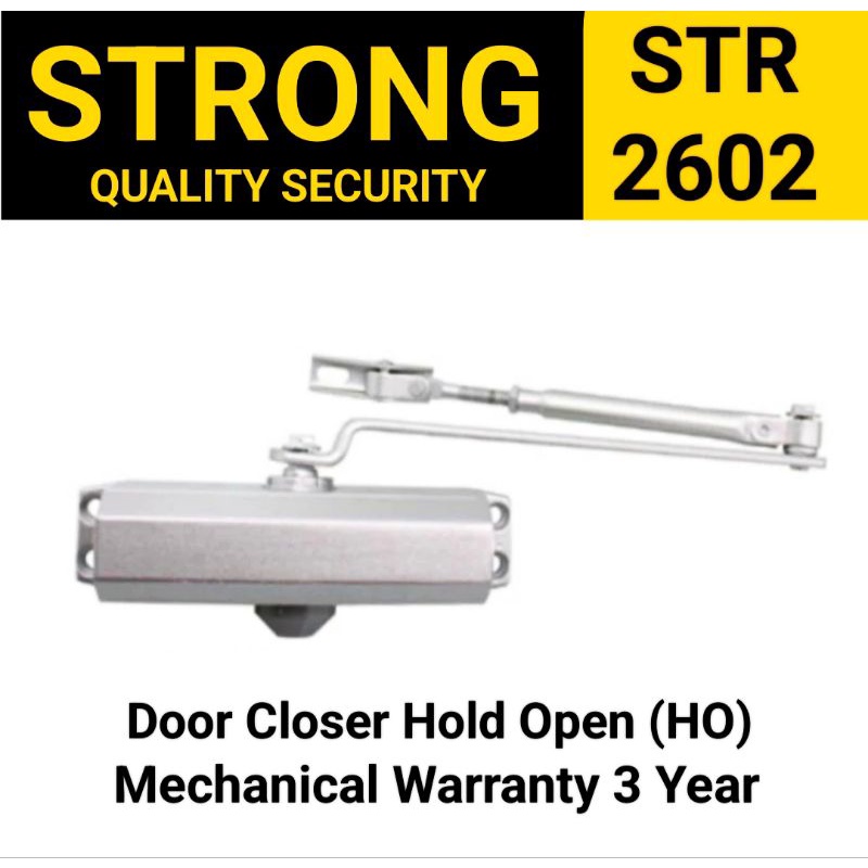 Penutup Pintu Otomatis Door Closer Hold Open (HO) 90° Mechanical Warranty 3Year