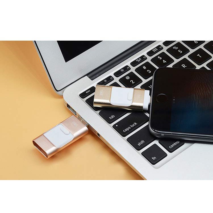 3 in 1 USB Flash Drive Memory Stick Untuk Ponsel 512GB OTG