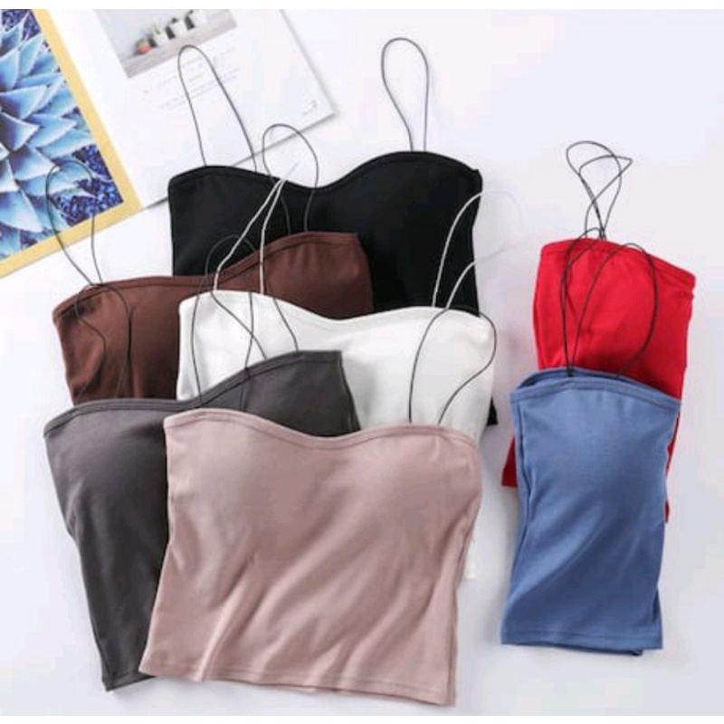 Bra Tanktop BH Olahraga Tanpa Kawat SportBra Sehat