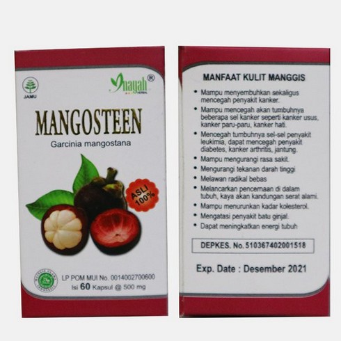 Kapsul Manggis MANGOSTEEN Inayah 60 Kapsul ASLI ORIGINAL