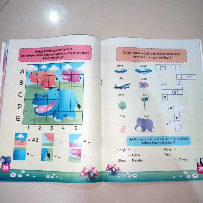 buku games book for creative dan smart kids full colour 56 halaman (21×28cm)