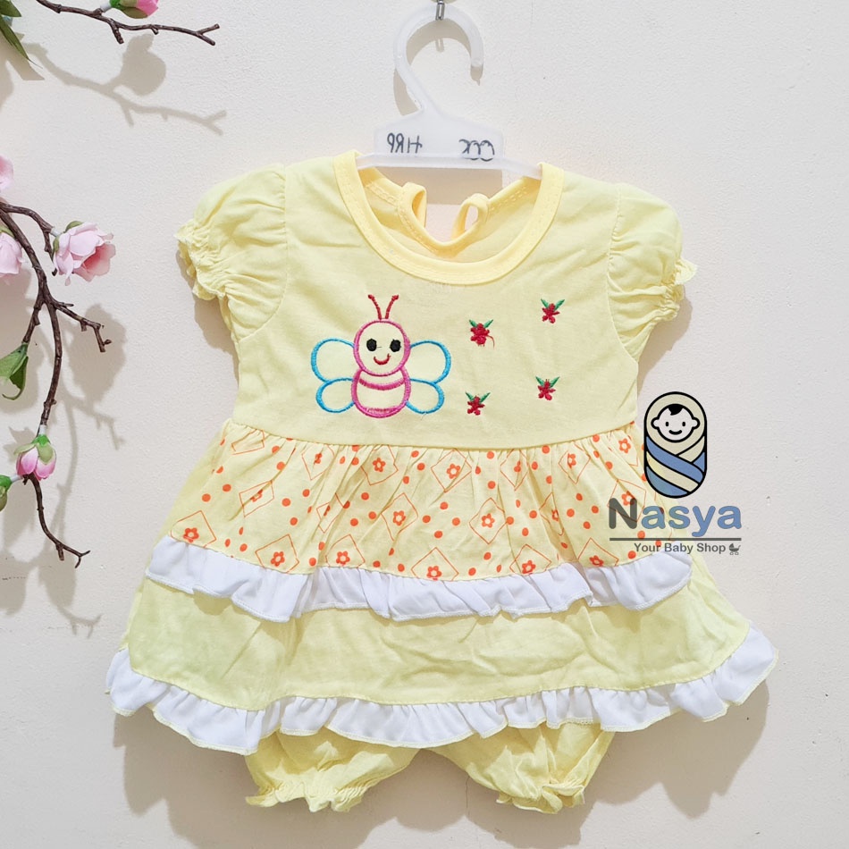 [N-075] Setelan Bayi 0-6 Bulan / Setelan baju bayi perempuan murah