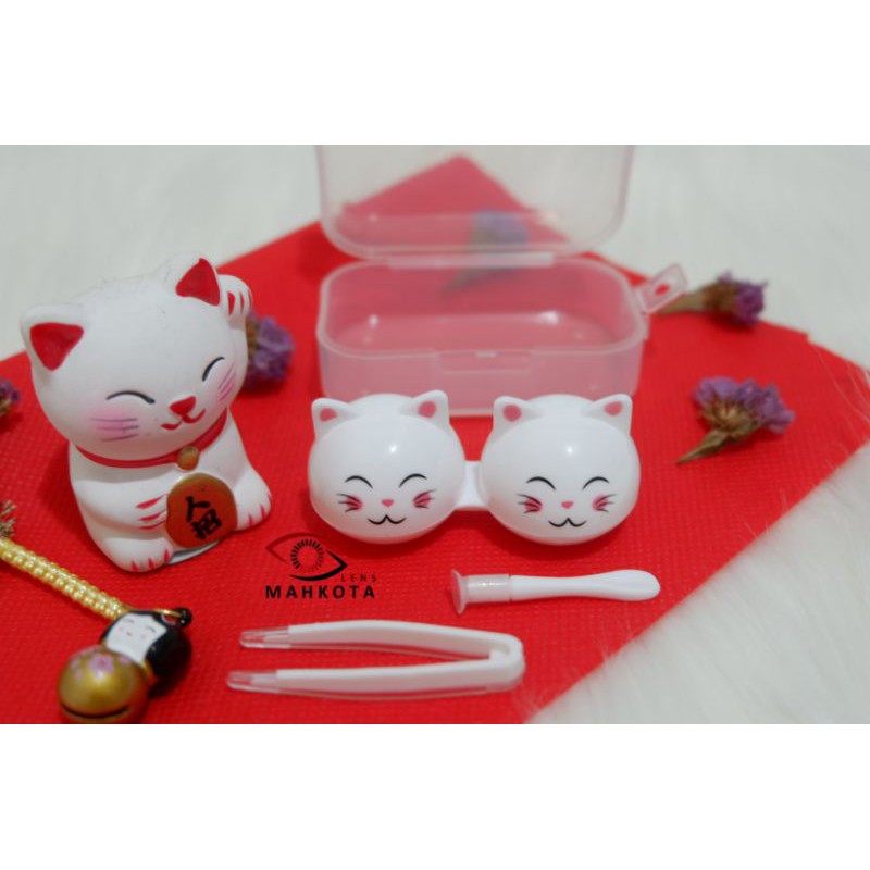 TEMPAT SOFTLENS MINI ANIMAL + CAPITAN / KOTAK LENSA