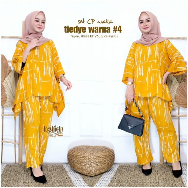 Set TieDye#4 &quot;One Set Jumbo Wanita Kasual Elegan