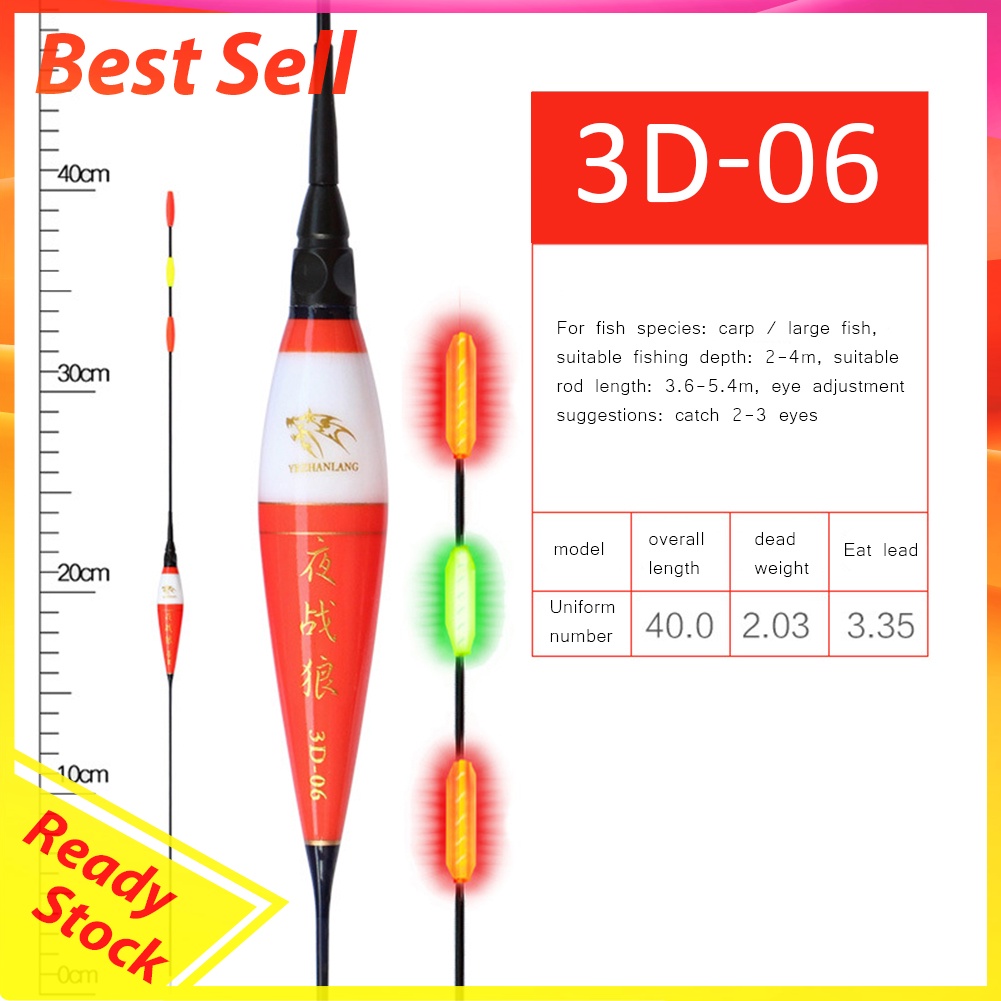 Electric Fishing Floats Bobber Big Carp Rock High Sensitivity Luminous Buoy