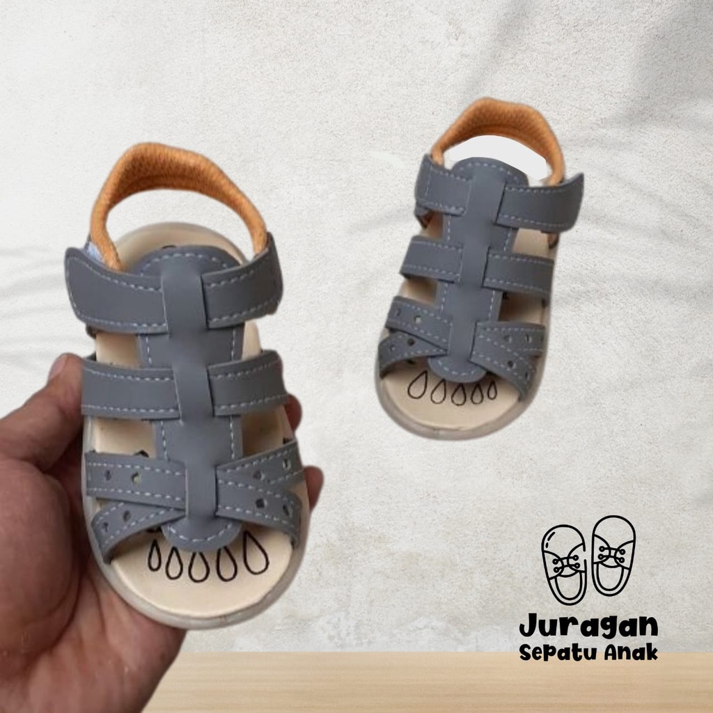 sandal anak laki laki usia 1 s/d 3 tahun sandal balita murah sandal motif anyam keren/sandal anak murah