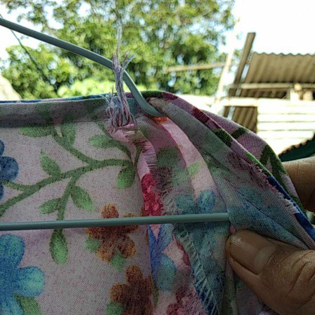 Gamis Katun Kaktus Etnik Retro Batik Rempel Jumbo Xl Busui