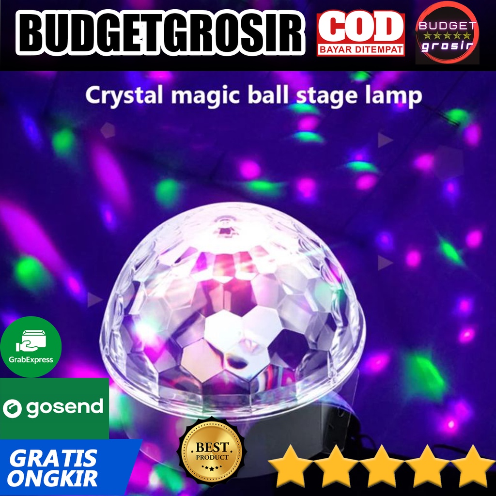 Lampu Proyektor LED Crystal Magic Disco Ball 20W - AC20--AGM