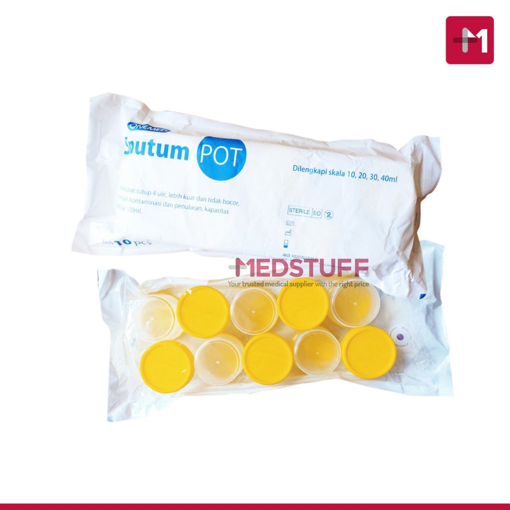 Sputum Pot Steril Pot Sample Dahak