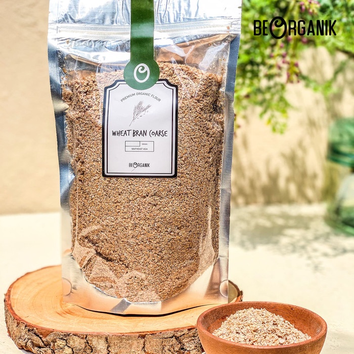

cs01477 Beorganik Wheat Bran Coarse / Tepung Kulit Gandum Ari Kasar 200Gr Da01D100