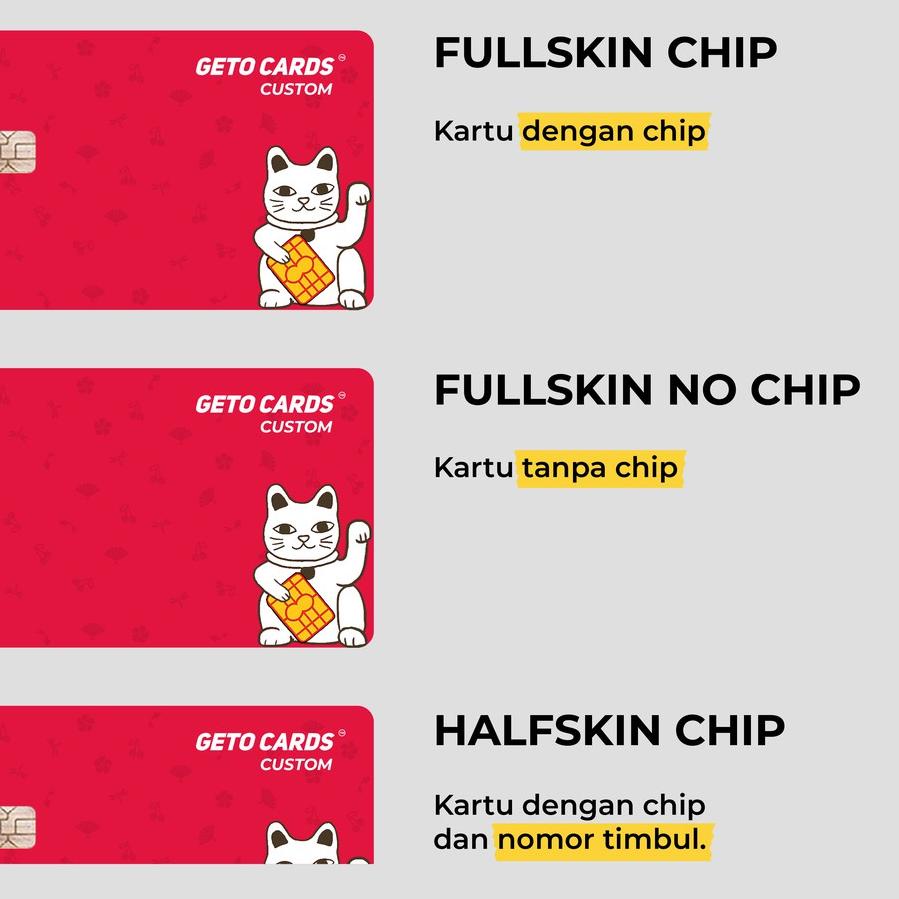 오 FAKE KARTU ATM PRIORITAS BCA-MANDIRI-BRI  GETO CARDS (Skin/Sticker kartu ATM)