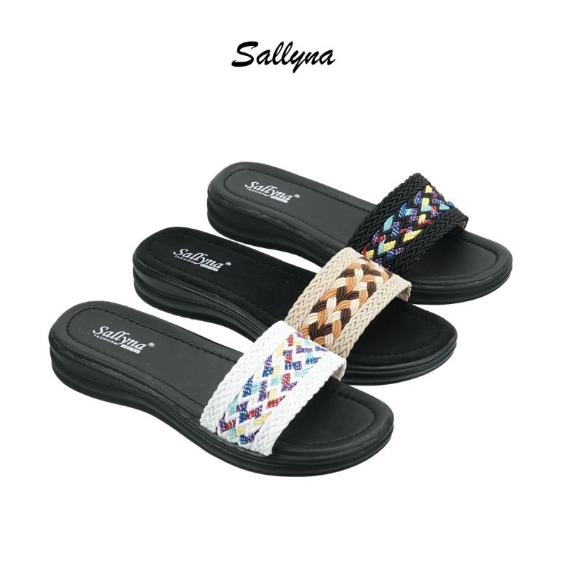 Sandal Selop Motif Rajut Etnik Wanita (VNS 01)