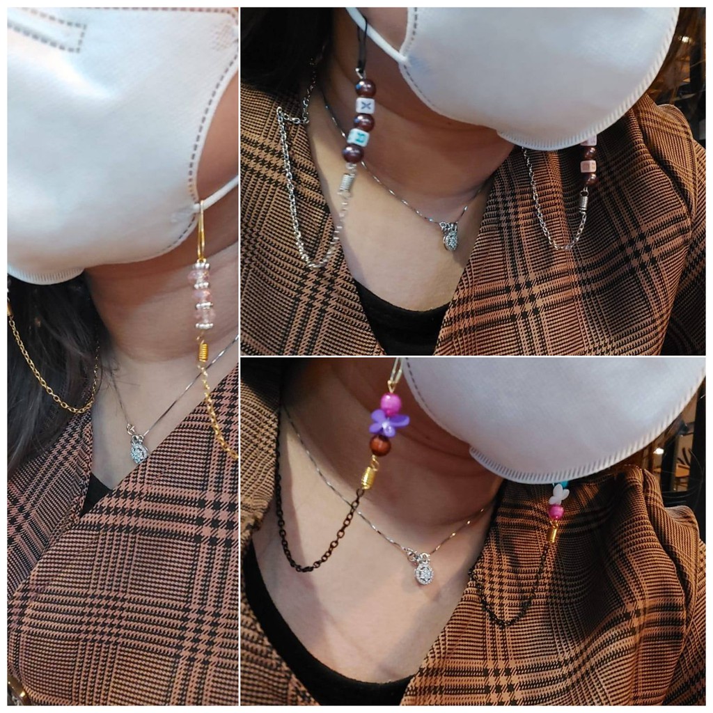 KALUNG MASKER RANTAI WANITA / GANTUNGAN MASKER MURAH / TALI MASKER / STRAP MASKER